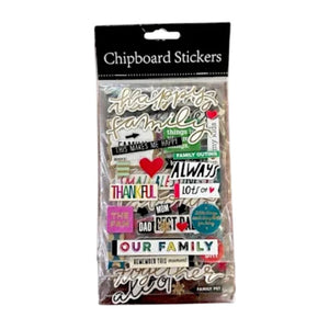 Aesthetic Chipboard Journal Stickers - KawaiWorld