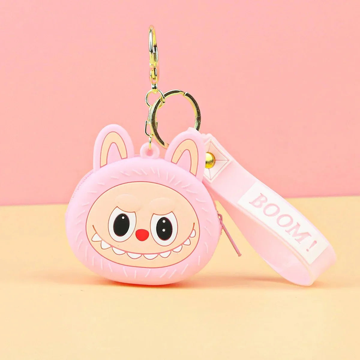 Grinning Labubu Boom Coin Purse - KawaiWorld