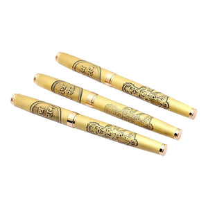 Luxury Metallic Engraved Religious & Cultural Executive Rollerball Pen (Extended Edition)