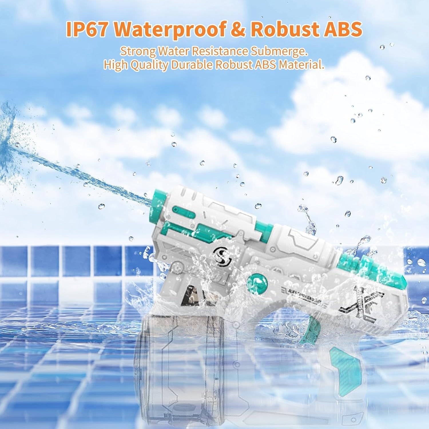 Aqua War Electric High-Speed Water Gun - KawaiWorld
