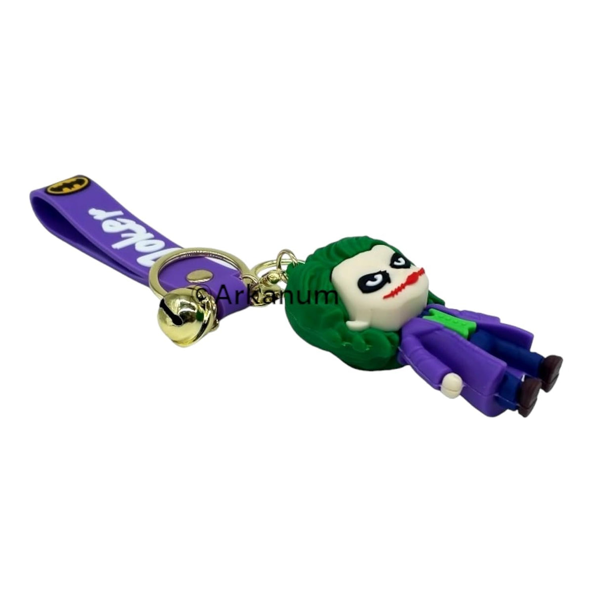 Classic Joker Villain 3D Key Chain