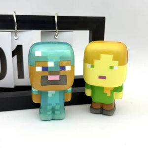 Minecraft Pixel Character Sensory Foam Squishy Toy
