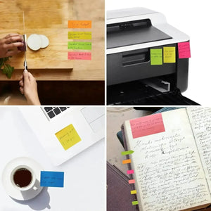 Rainbow Organizer Sticky Note for Students Set of 375 Sheets