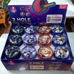 Cute Anime 2 Hole Pencil Sharpener