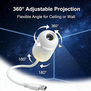 Starry Sky Galaxy Projector Nightlight