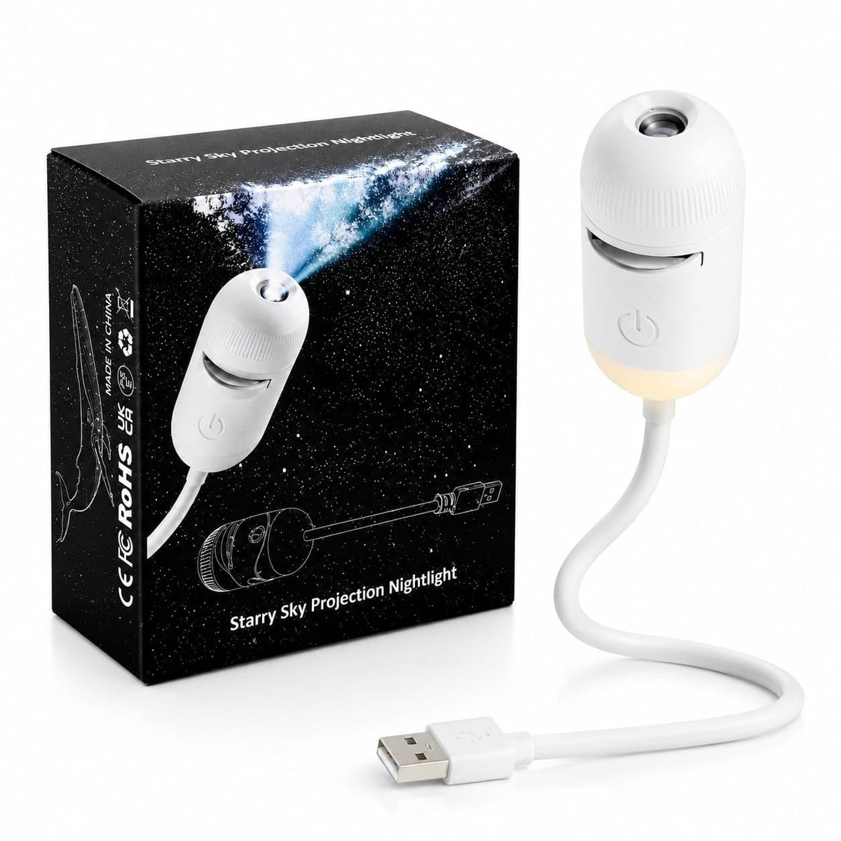 Starry Sky Galaxy Projector Nightlight