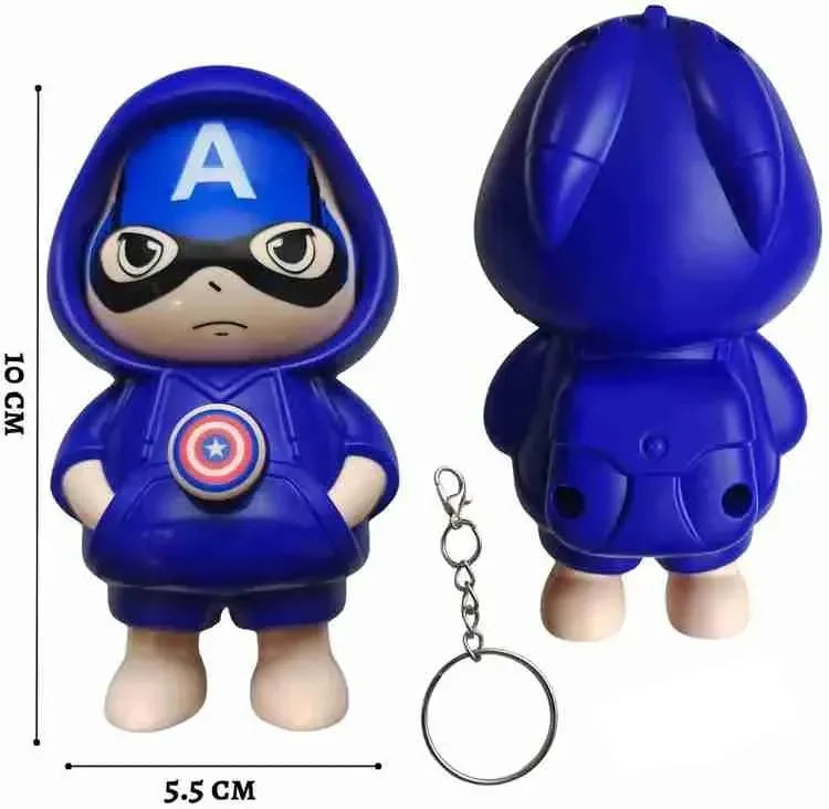 Captain America Face-Changing Keychain - KawaiWorld